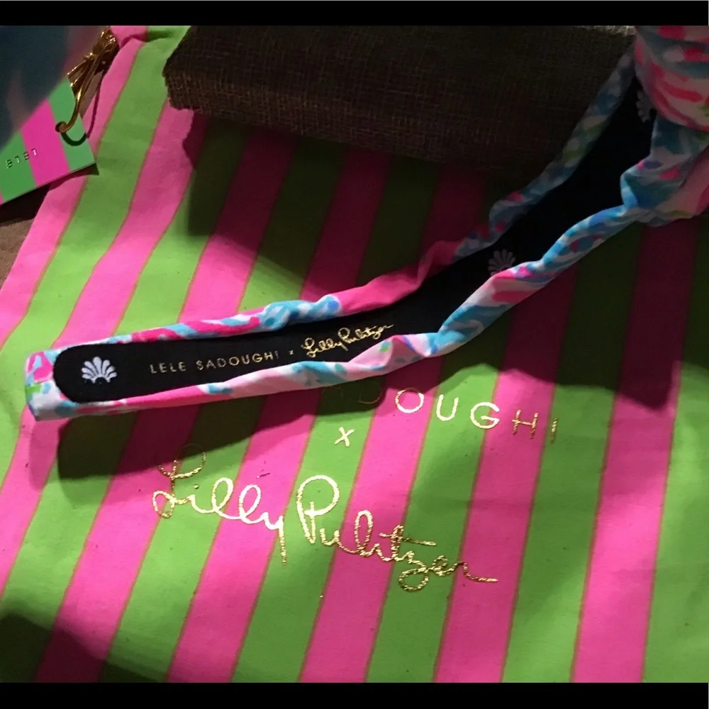 LELE SADOUGHI X LILLY PULITZER NWT AUTHENTIC KID HEADBAND